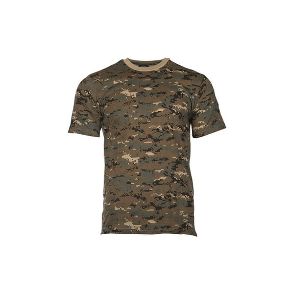 MIL-TEC T-Shirt - Men's, Digital Woodland Camo, Small