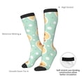 thumbnail image 4 of Naloa Cute Duck Thigh High Socks Extra Long Stretchy Sock Women Over Knee High Opaque Stocking Daily Wear, 4 of 6