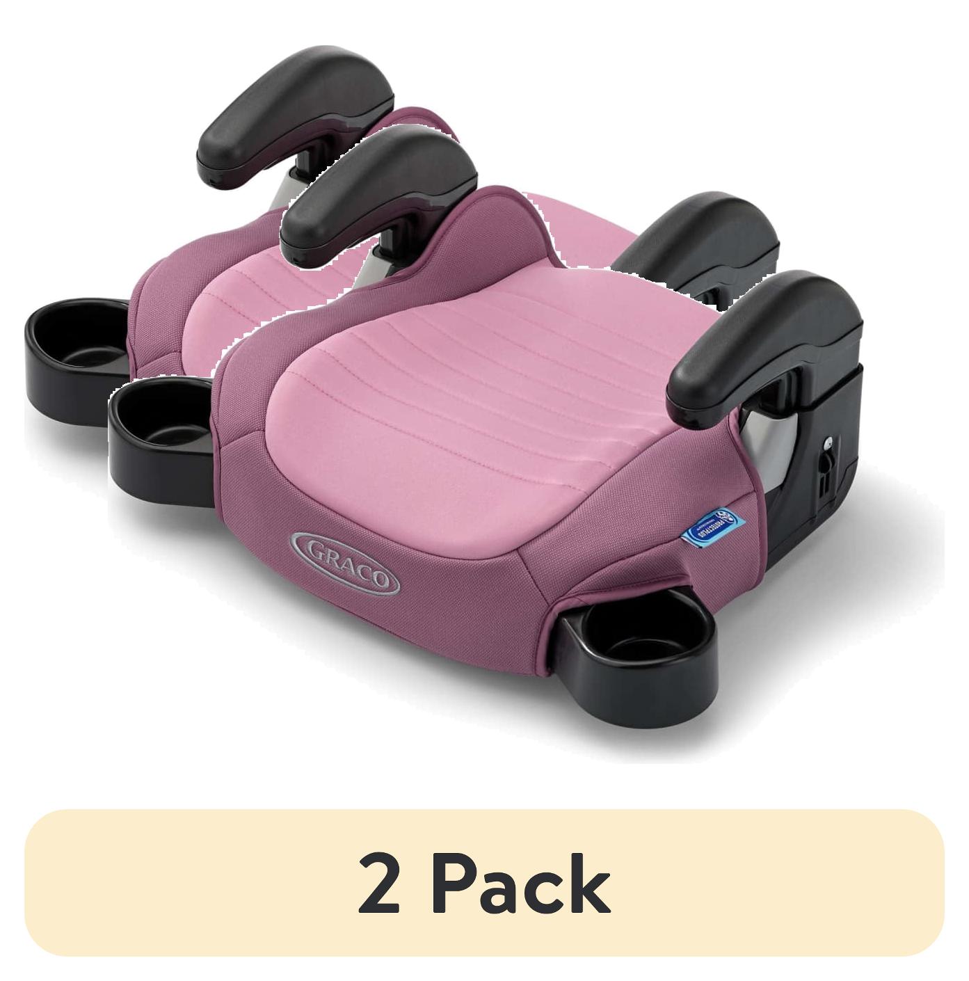 (2 pack) Graco TurboBooster 2.0 Backless Booster Seat, Anna, Pink