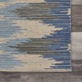 thumbnail image 4 of Lr Home Coastal Waves Blue & Cream 5 Feet x 7 Feet Indoor Area Rug, 4 of 8