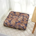 thumbnail image 2 of Square Floor Pillow with Paisley Design, Boho Meditation Cushion for Sitting Comfort, Yoga Cushion for Meditation and Relaxation in Home or Outdoors 22 x 22, 2 of 7