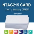 thumbnail image 1 of 100 Pcs Cartes NFC Blanches Vierges pour Étiquettes PVC Autocollants Puce 504 Octets, 1 of 5