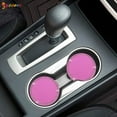 thumbnail image 4 of Spencer Universal Vehicle Bling Car Coaster Cup Holder Insert Coaster Silicone Anti-Slip Crystal Rhinestone Interior Accessories - Set of 2 "Pink", 4 of 8