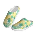 thumbnail image 2 of Haiem Pineapples1 Print Women's Fuzzy Memory Foam House Slipper Cozy Home Footwear Non-slip Winter Slippers-40/41, 2 of 7