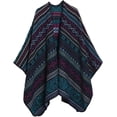 thumbnail image 4 of YooGuoGuo Knit Tassel Shawl Wraps for Women Fashion Open Front Blanket Travel Scarf Winter Warm Poncho Capes Ethnic Cardigan Coat, 4 of 9