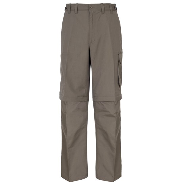 Trespass - Pantalones Cargo Convertibles y repelentes al agua Modelo Mallik hombre caballero (Corteza)