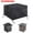 Black, variant on WXC12 Gas Fire Cover Square - 36x36x24 inch Waterproof Anti-UV Heavy Duty for Patio