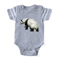 thumbnail image 1 of CafePress - Giant Panda Bear - Cute Infant Baby Football Bodysuit, 1 of 1