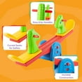 thumbnail image 3 of Hey Play Teeter Totter with Easy-Grip Handles - Indoor or Outdoor See Saw, 3 of 6