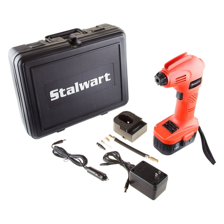 Stalwart 18V Cordless Multi Purpose Air Compressor Stalwart 18V Cordless Multi Purpose Air Compressor