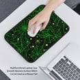 thumbnail image 6 of Pofeuu Green Bright Web with Spiders Print Laptop Carrying Case,13-15-Inch Laptop and Tablet, Sleek Design, Durable and Water-Repellent Fabric, Business Casual or School-15 inch, 6 of 8