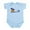 Sky Blue, variant on CafePress - California Infant Bodysuit - Baby Light Bodysuit, Size Newborn - 24 Months