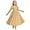 Gold, variant on Flower Girl Dresses Junior Bridesmaid Dresses Ruffle Dresses A-Line Casual Flowing Chiffon Dresses for Girls Wedding Celebration