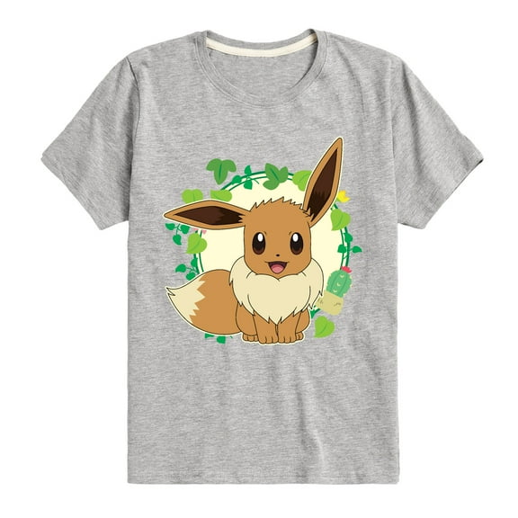 Pokémon - Eevee Leaves - Boys Youth Short Sleeve T-Shirt