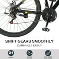 thumbnail image 7 of UBesGoo 27.5in Mountain Bike 21 Speed for Adult with Disc Brakes & Suspension, Black, Yellow, 7 of 7