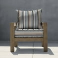 thumbnail image 2 of Stripe Stone Beige Deep Seating Cushion Set, 2 of 8