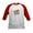 Red/White, variant on CafePress - Nerf Nation Baseball Jersey - Kids Cotton Baseball Jersey, 3/4 Sleeve Shirt