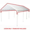 King Canopy 10 ft x 20 ft Translucent Greenhouse Cover w/ Drawstrings