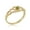 May Birthstone- Simulated Emerald, variant on AVORA 10K Yellow Gold May Birthstone- Emerald Ring, Size 3  - Size 3