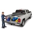 thumbnail image 4 of TrailFX Tonneau Cover TFX1003 TFX Soft Tri-Fold Tonneau Covers; Soft Folding; 2 Folds/3 Panels; Non-Lockable; Black Vinyl With Aluminum Rails, 4 of 4