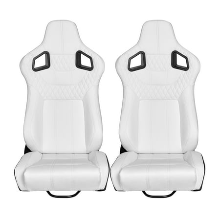 Universal Racing Seat with 165 Degree Adjustable Backrest High Quality Pvc Leather Comfortable Waterproof Design for Most Car Models
