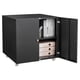 thumbnail image 5 of Mobile printer stand con almacenamiento: negra 236 metal gabinete on wheels, file estante para oficina en casa & 3d printers, 5 of 6