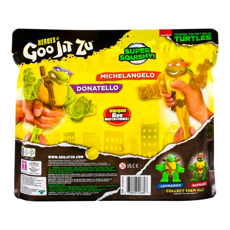 Heroes of Goo Jit Zu TMNT Power Team Donatello & Michelangelo 2pk