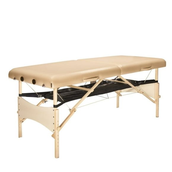 Master Massage Hammock, Porta Shelf, Wood-Frame Portable Massage Table Storage Shelf for Bolsters, Cushions, Pillows, Sheets and Accessories, Creates More Space Under Your Table (massage table not inc