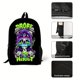 thumbnail image 4 of Stylish Cartoon Skull Pattern Backpack, Halloween Design School Bag, Trendy Versatile Book Bag, 4 of 4