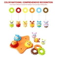 thumbnail image 4 of mmirethe Kids Wooden Learning Gears Toys Plastic Educational Building Blocks Toy Set Kids Gift, 4 of 5