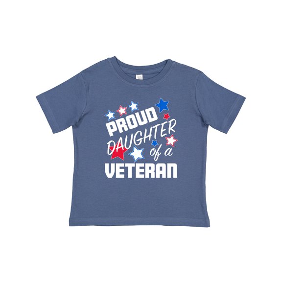 Inktastic Proud Daughter of a Veteran Veterans Day Girls Baby T-Shirt