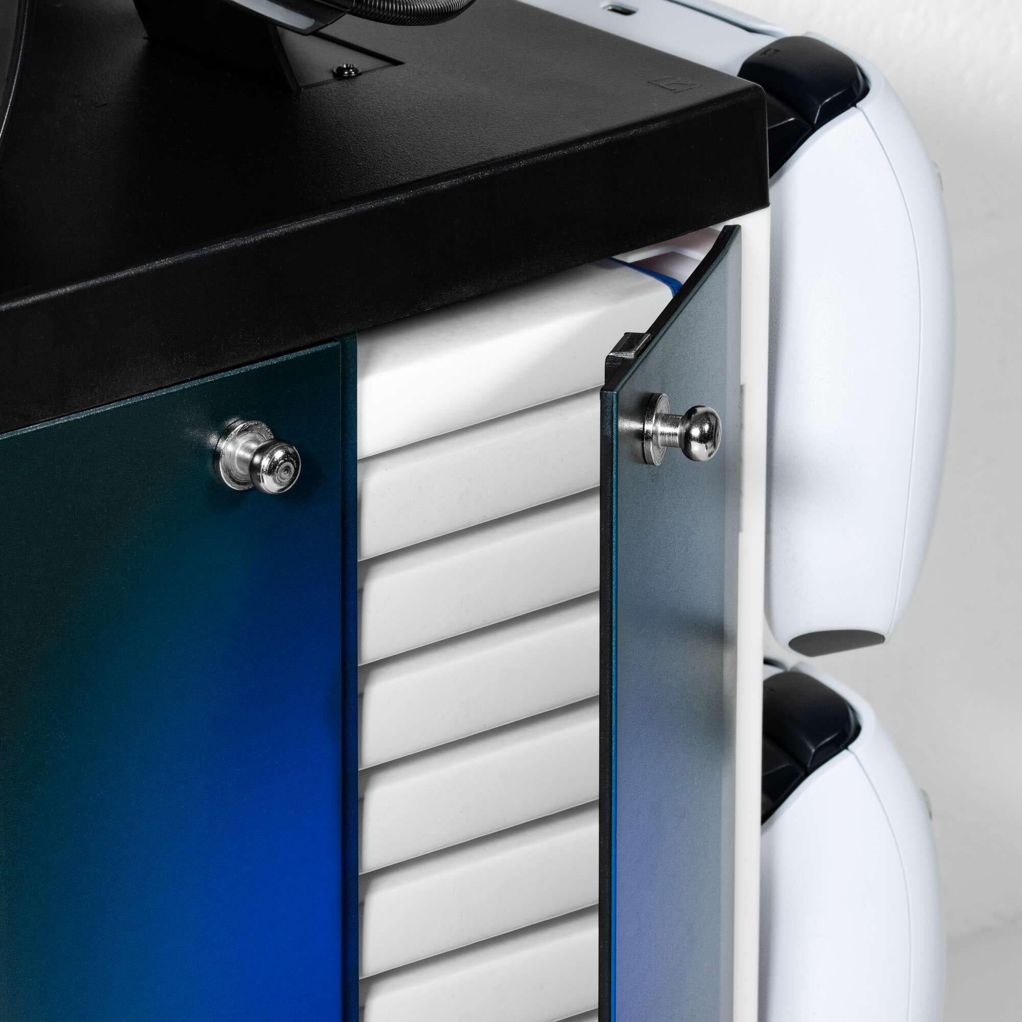 Numskull PS5 Inspired Gaming Locker, Controller Holder, Headset Stand for PS5, Xbox Series X|S, Nintendo Switch - Official Numskull Merchandise