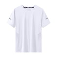 thumbnail image 6 of Kalauyu Athletic Shirts for Men Round Neck Short Sleeve Quick Dry Gym Active T Shirt Breathable Moisture Wicking Summer Sport Tops, 6 of 7