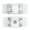 Color:transparent, variant on Ice Cleats with 5 Spikes, Antislip Snow Cleats, Ice Shoe Grippers Walk Traction Cleats Shoe Chain for Walking Climbing