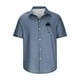 thumbnail image 3 of Camisas de Manga Larga para Hombres Blusa Cómoda de Cuello de Impresión, Camisa Casual de Poliéster para Uso Diario, de Fiesta Y de Primavera de Verano, 3 of 4