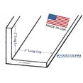thumbnail image 2 of 8 FT - 2" x 1/16" Anodized Aluminum Angle - Made in USA, 2 of 2