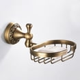 thumbnail image 3 of Wall-mounted soap dish, antique soap dish with electroplating process, solid bra, 3 of 5