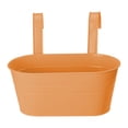 thumbnail image 3 of Home Decoration Hooks Flower Pots Garden Tools Balcony Iron Sheet Detachable Oval Tin, 3 of 5