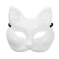 thumbnail image 2 of Peggybuy DIY White Animal Mask Creative Blank Mask Funny Multi-function for Costume Party, 2 of 5