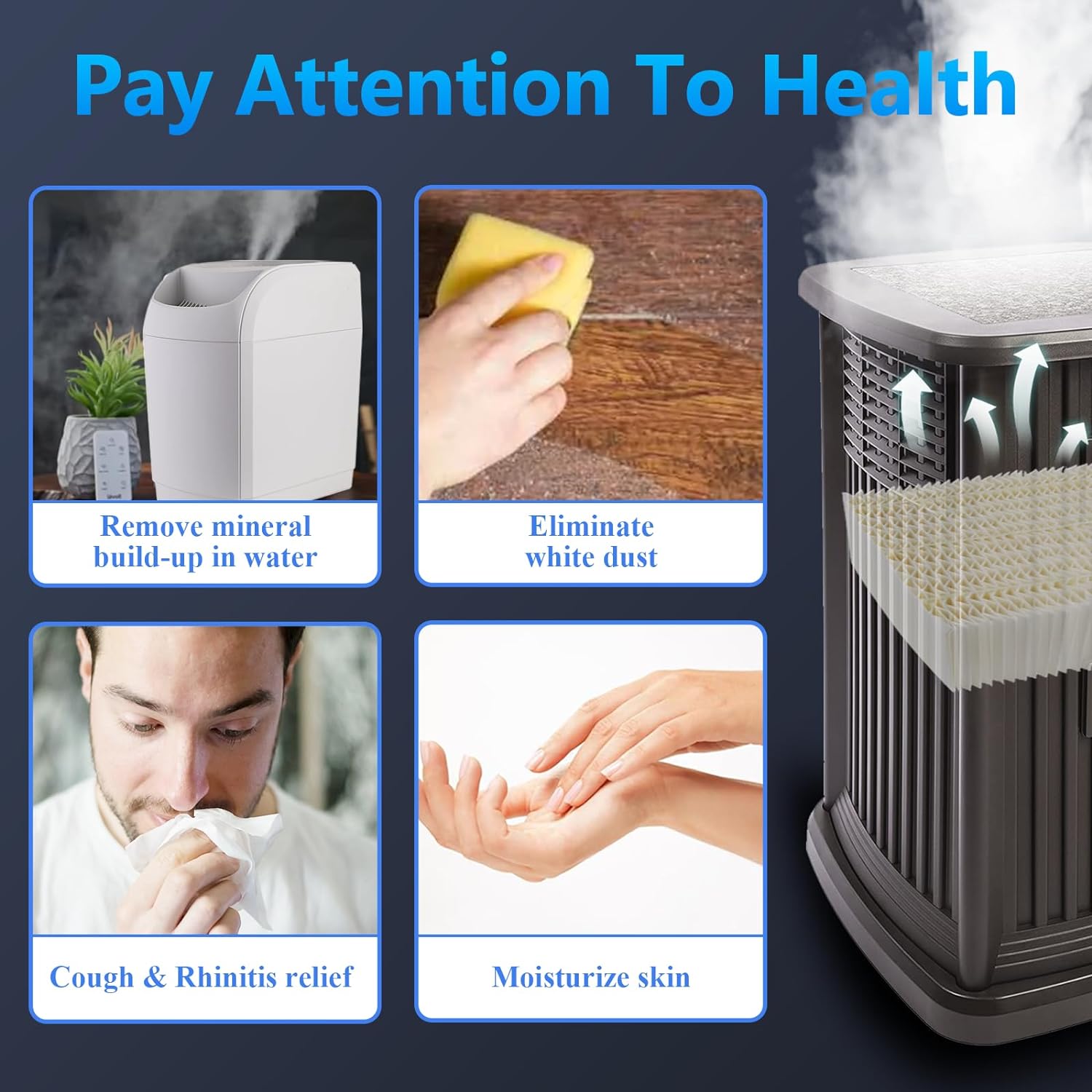 1 Pack 1043 Super Humidifier Wick Filter Replacement for Essick Air AIRCARE EP9500, EP9700, EP9800, EP9R500, EP9R800, 821000, 826000, 826800, 831000 and Bemis Space Saver 800 8000 Humidifiers