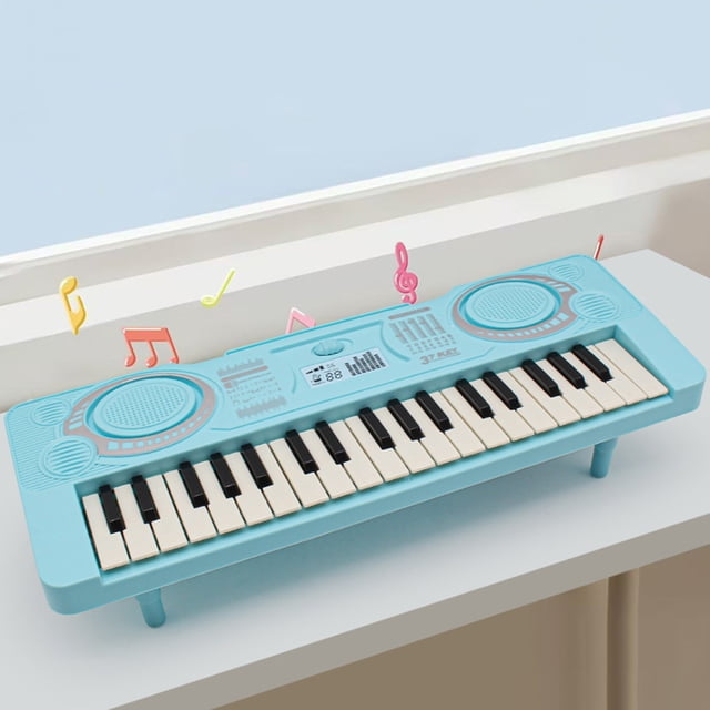 HWRETIE Clavier Électronique à 37 Touches Instrument de Musique Multifonction