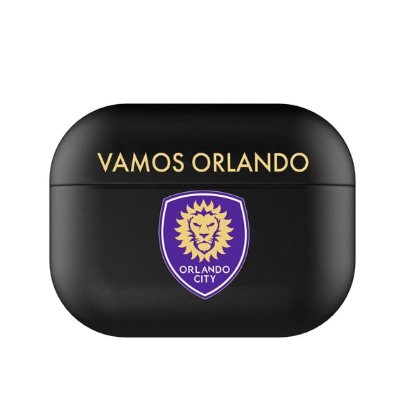 Black Orlando City SC Insignia AirPods Case Cover