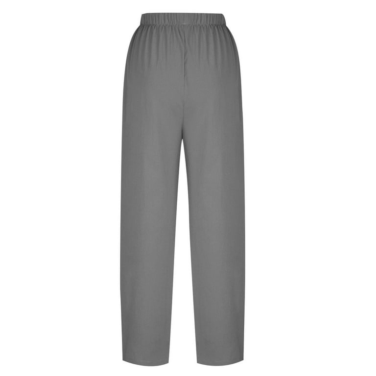 BUIgtTklOP Pants For Women Clearance Women's Solid Color Elastic