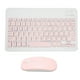 thumbnail image 5 of Juego de teclado inalámbrico y ratón, teclados de ordenador de 10 pulgadas, Combo de ratón para tableta, teléfono móvil, ordenador, color rosa, 5 of 8