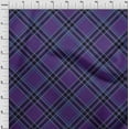 thumbnail image 3 of oneOone Cotton Silk Fabric Tartan Check Print Fabric BTY 42 Inch Wide, 3 of 4