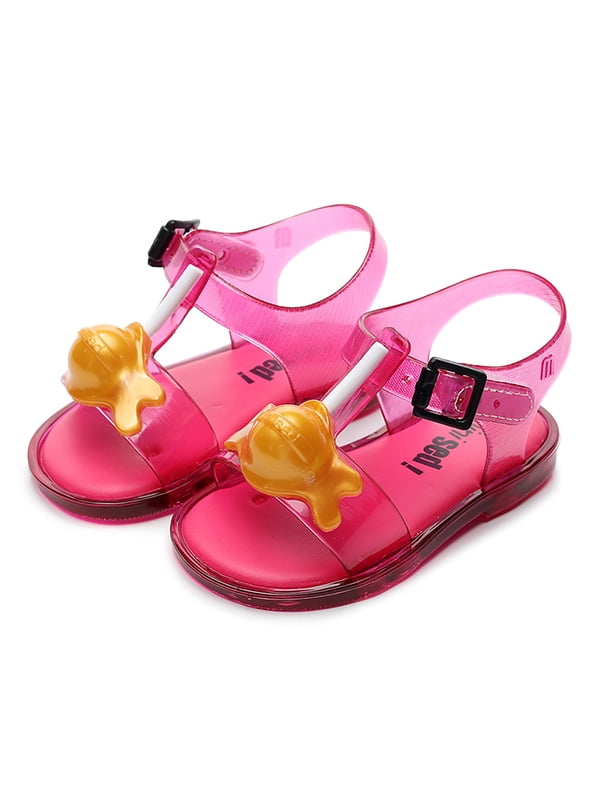 Toddler Kids Girls Summer Cute Animals Floral Sandals Jelly Party Shoes Gifts