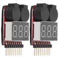 thumbnail image 2 of Miangastore 2pcs Lipo Battery Checker Rc Battery Tester Lipo Alarm Low Voltage Tester Monitor Checker, 2 of 9