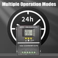 thumbnail image 3 of TFixol 100A MPPT Solar Charge Controller with LCD Display, 12/24/36/48V Auto-Sensing for RV, Marine, and Off-Grid Systems, Dual USB Outputs, Advanced Protection Features, 3 of 6