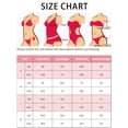 thumbnail image 5 of INSPIRAR CHIC Conjuntos de Bikini de Escamas de Pescado para Mujeres de 2 Piezas con Tirantes Ajustables, Parte Superior y Parte Inferior Triangular, Trajes de Baño Talla X-Large Amarillo-Rosa, 5 of 5