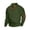 Dark Green #0273, variant on Mens Textured Henley Sweater Long Sleeve Button Mock Neck Elbow Patch Casual Knit Pullover Top